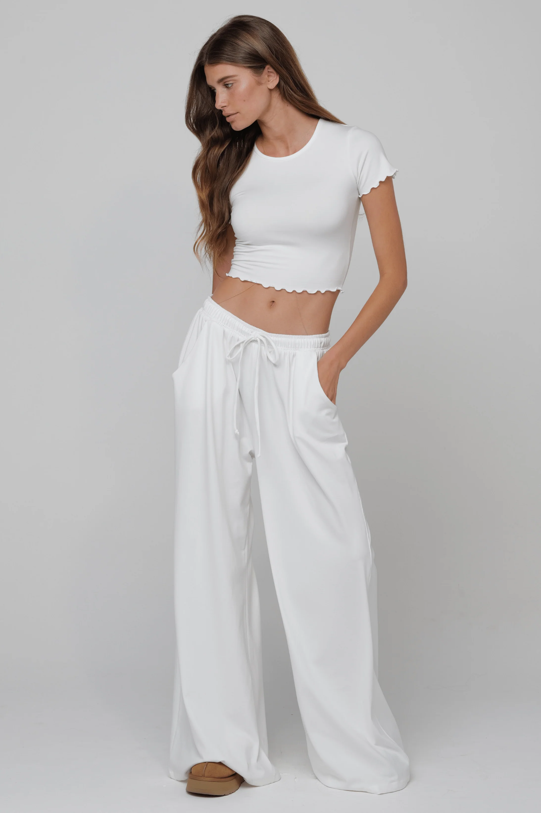 Baby Tee Second Skin in White - Image 3