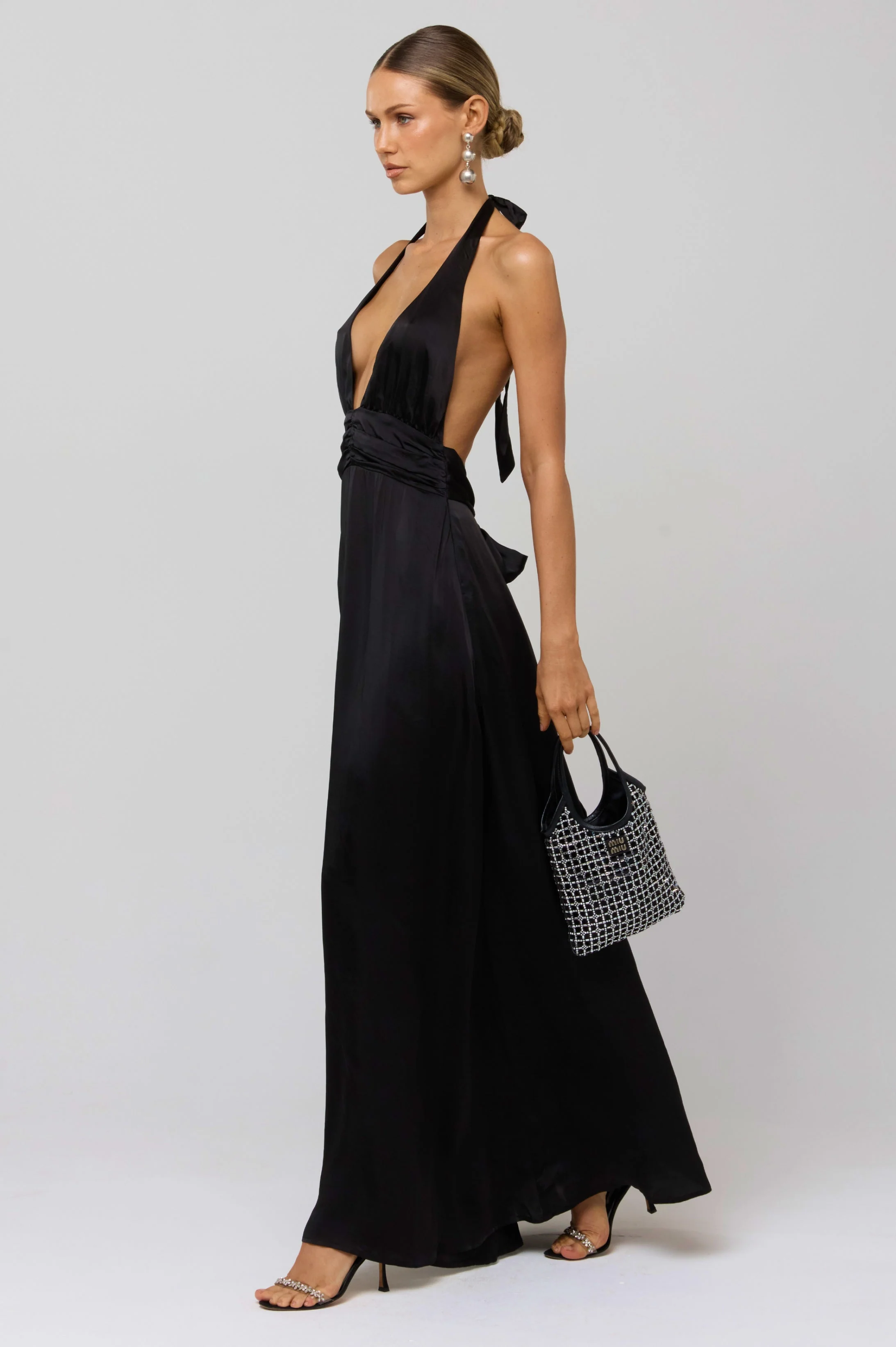 Chelsea Dress in Black - Image 3