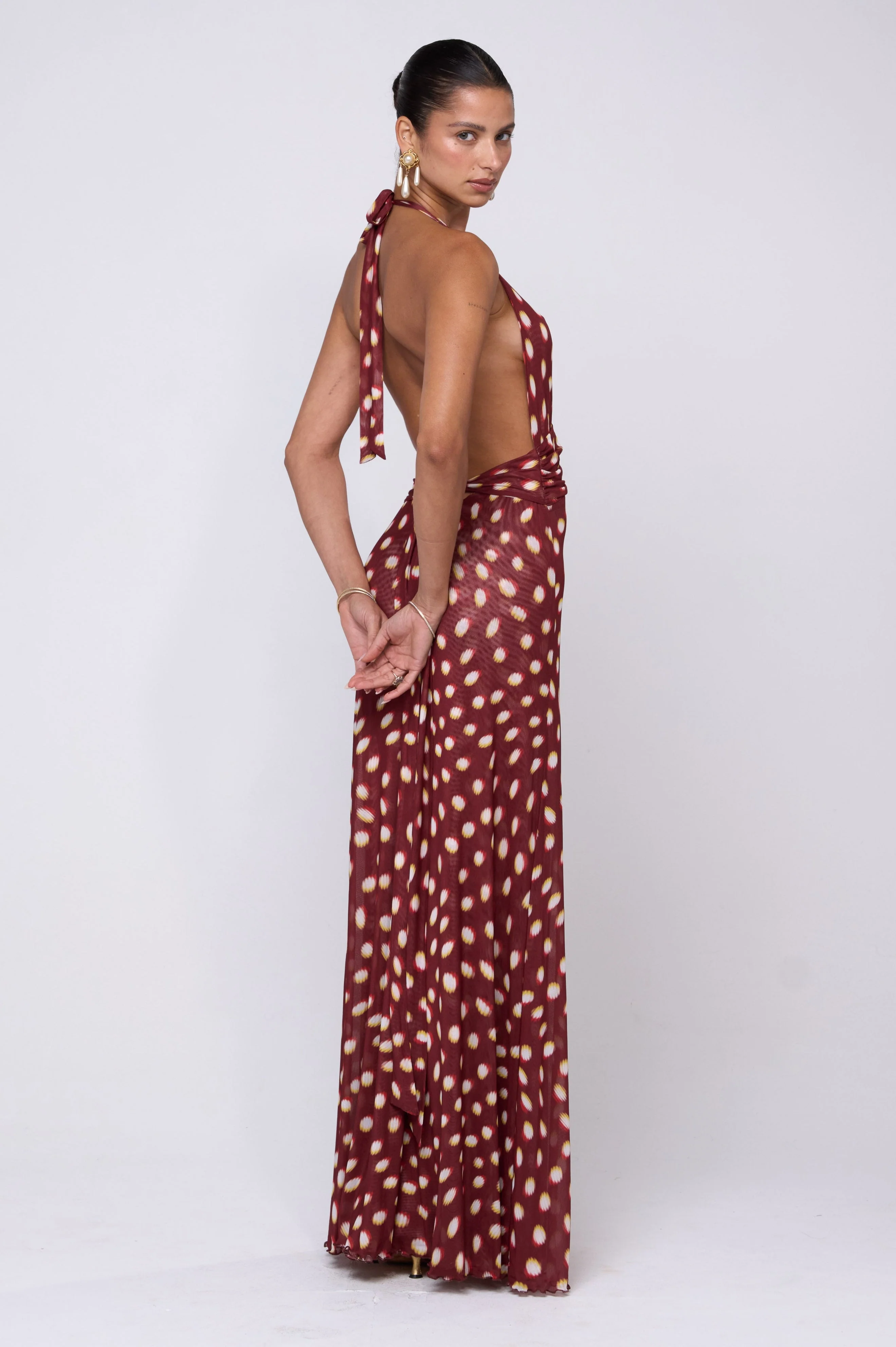 Chelsea Maxi Dress in Spice - Image 3