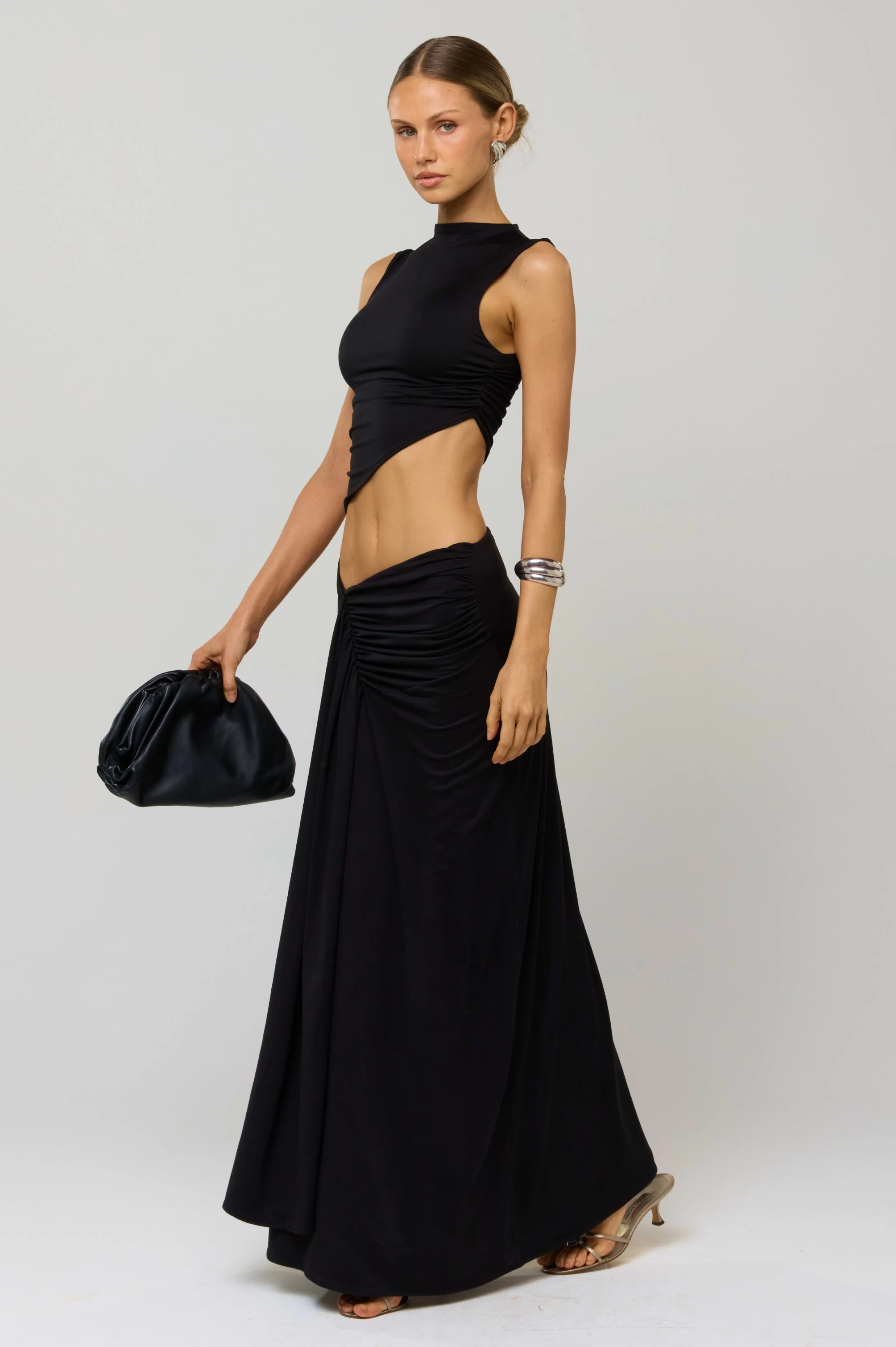 Estelle Skirt in Black Knit - Image 3