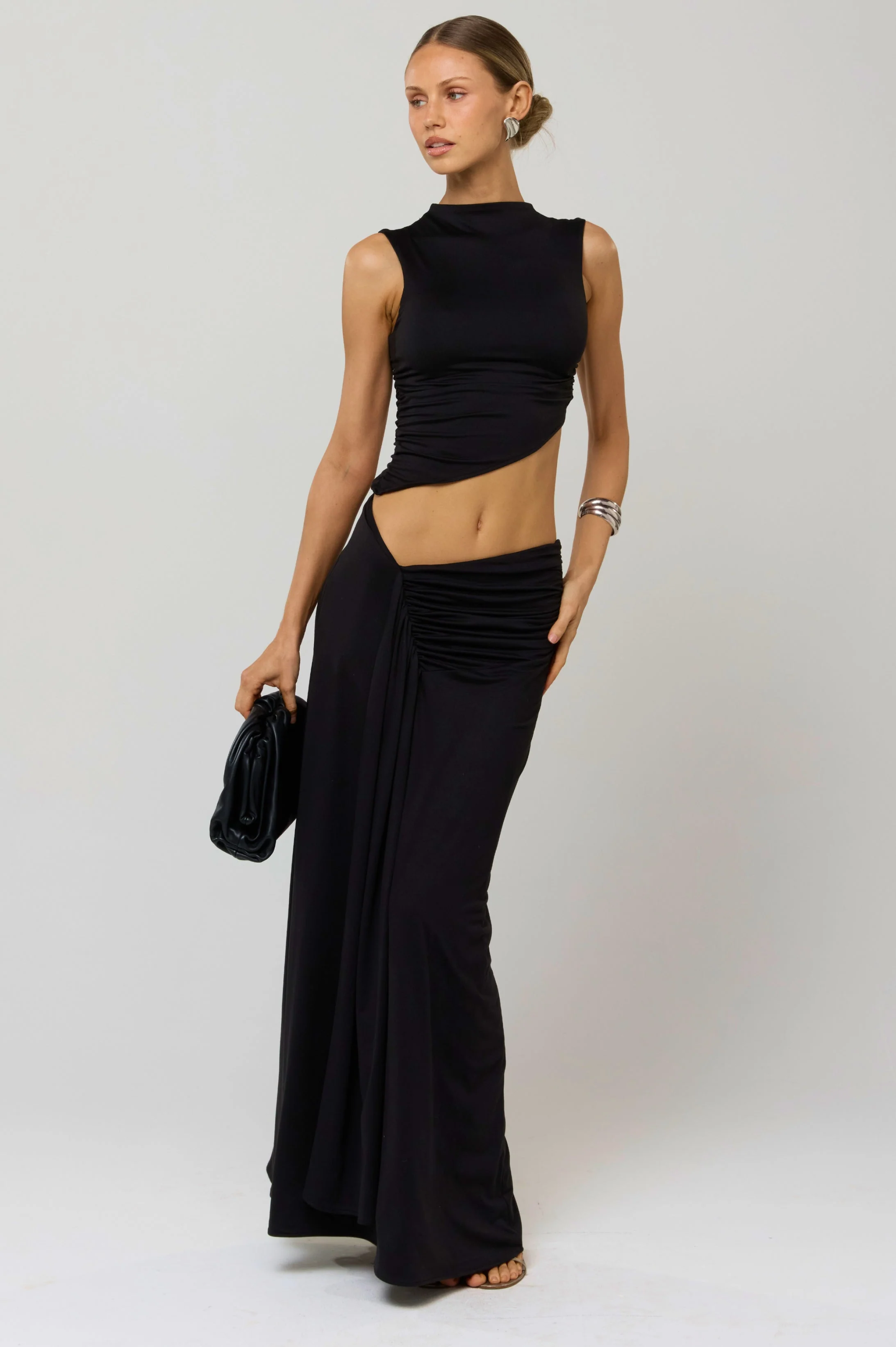 Estelle Skirt in Black Knit - Image 5