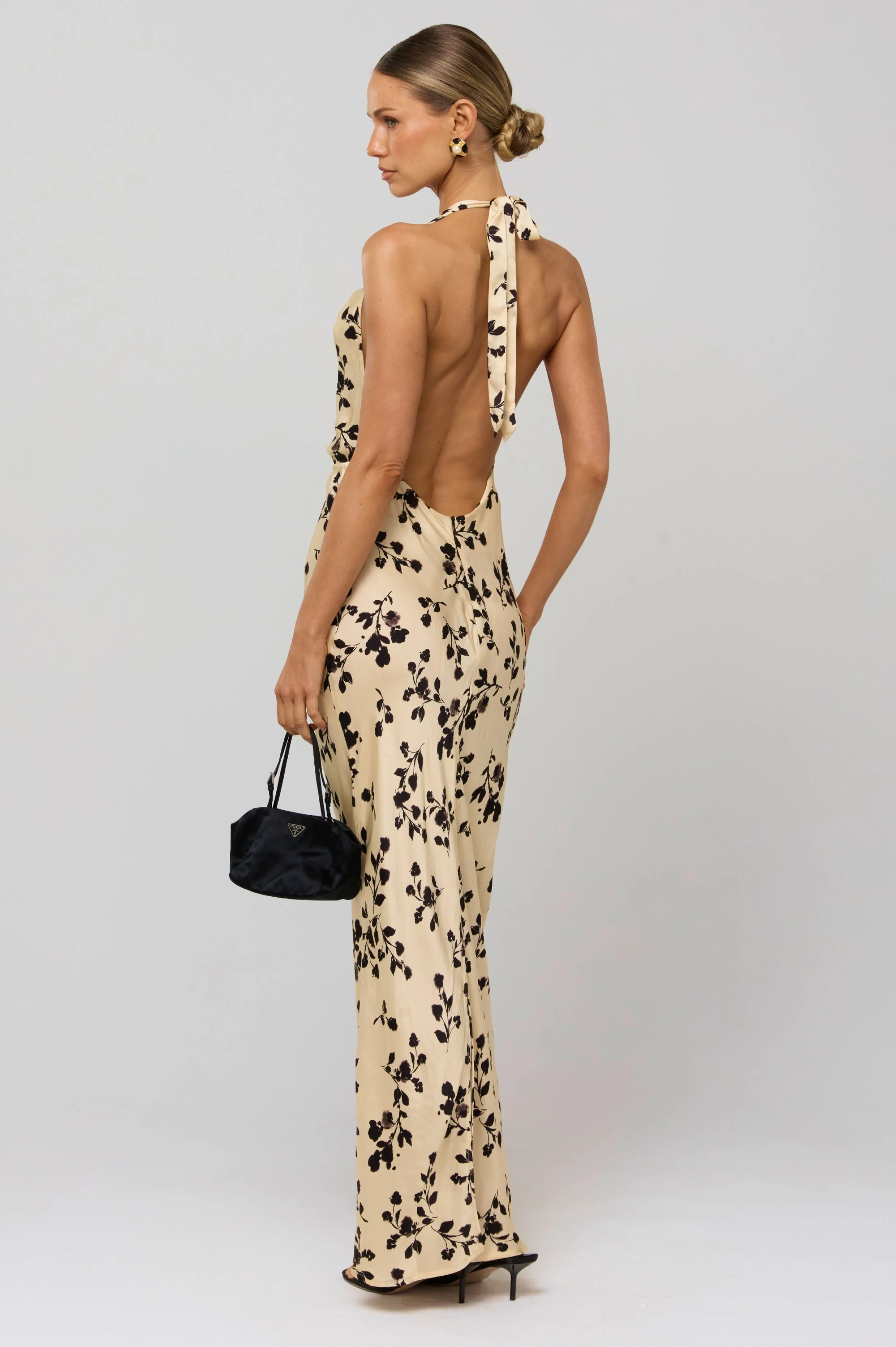 Fiona Dress in Black Dahlia - Image 3