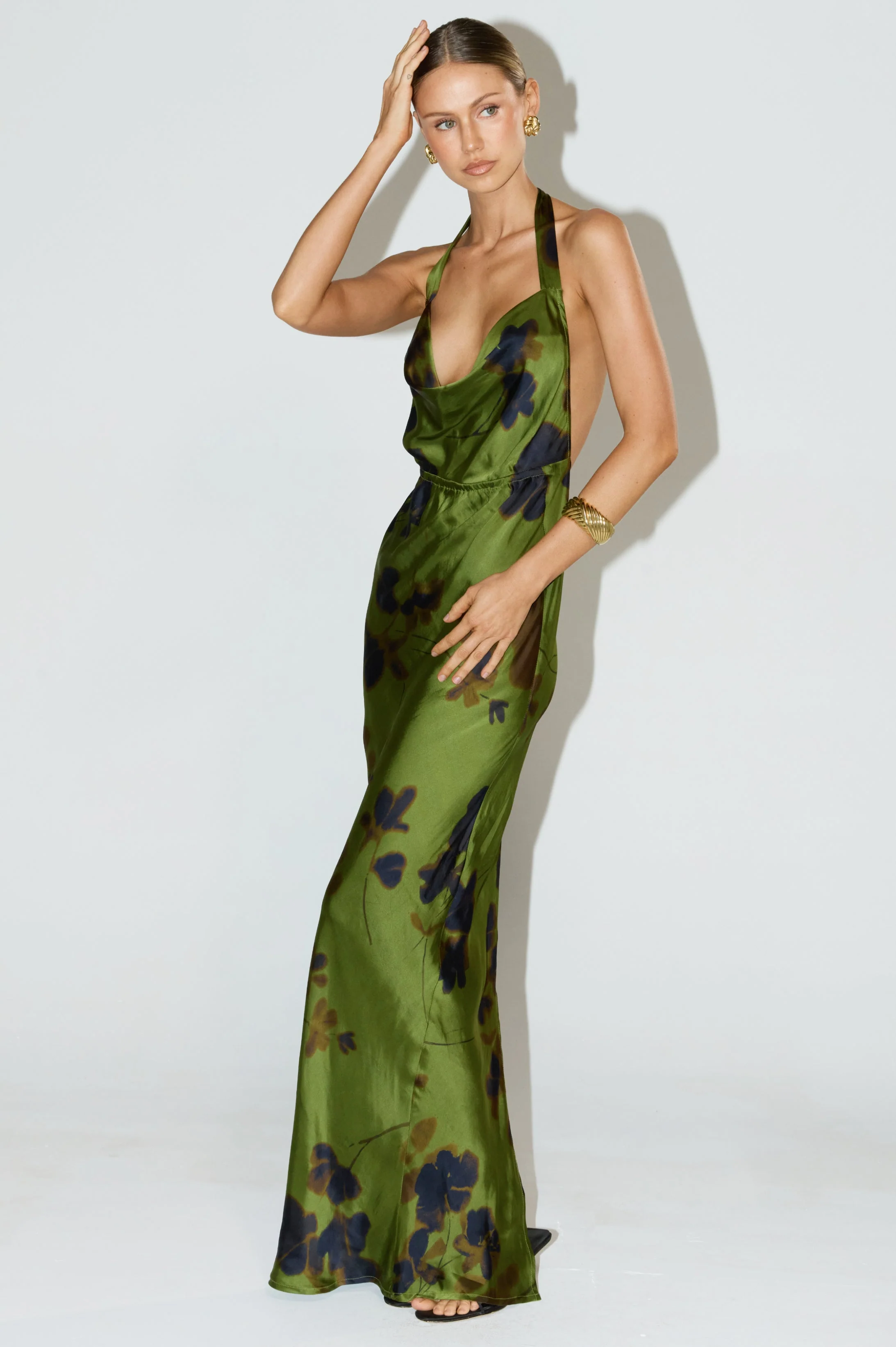 Fiona Dress in Evergreen - Image 4