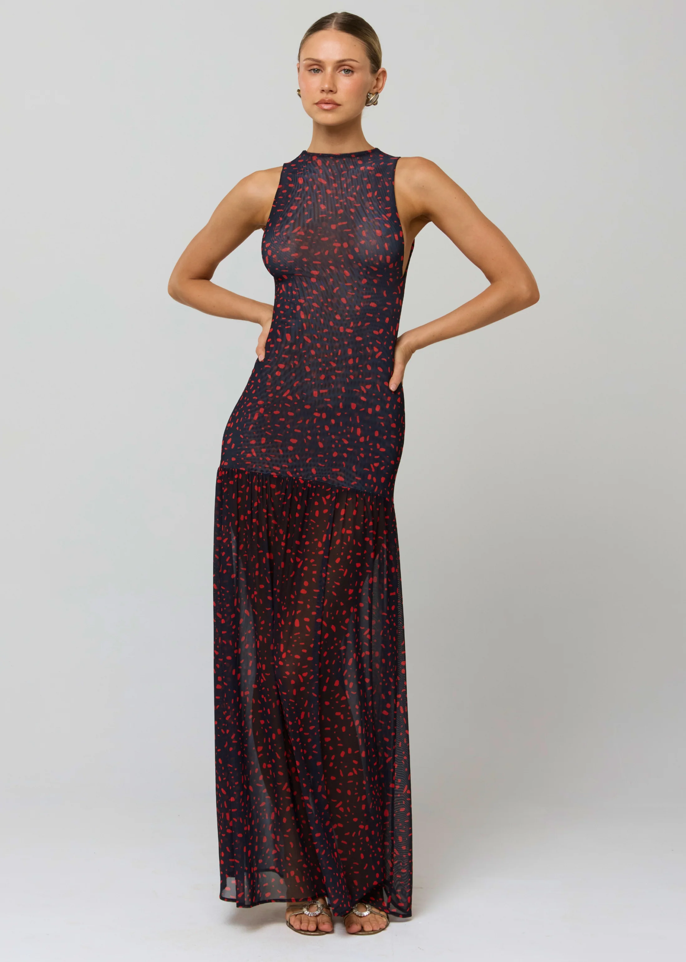 Frida Dress in Rouge - Image 4