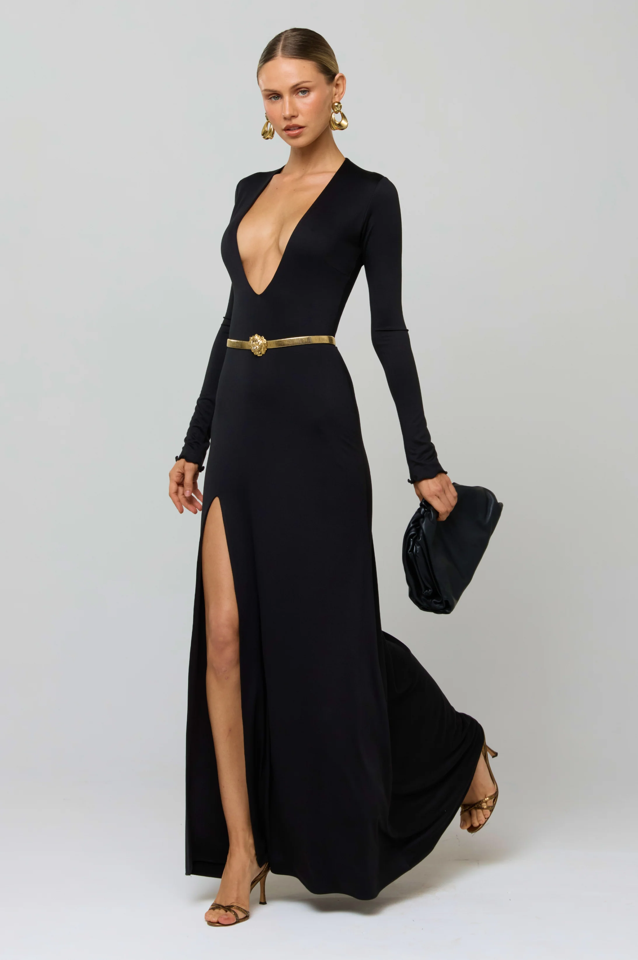 Kate Dress in Black Knit - Image 5