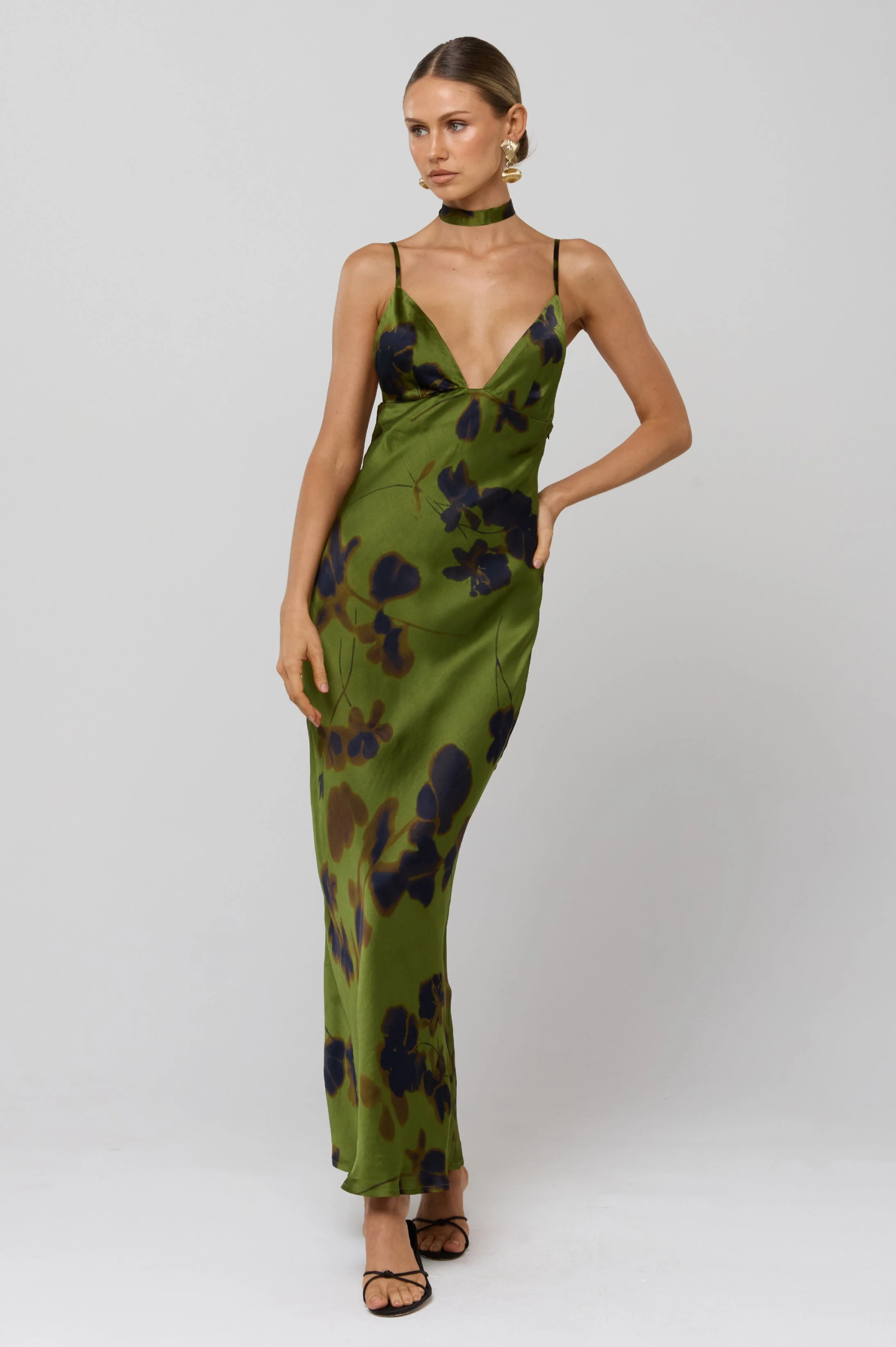 Madeline Dress in Evergreen - Image 3