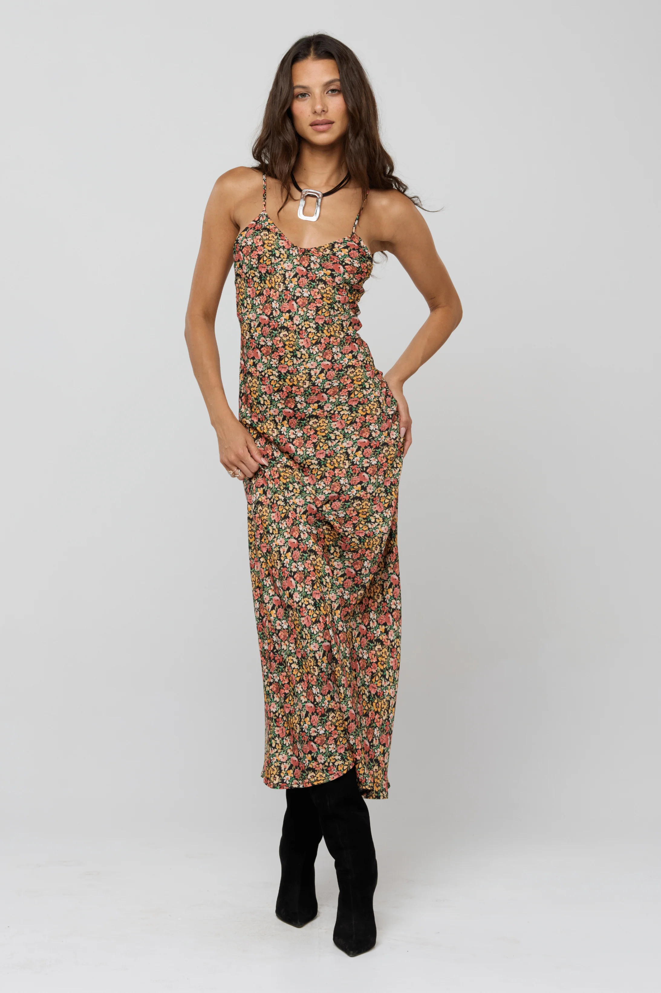 Micah Dress in Fig - Image 4
