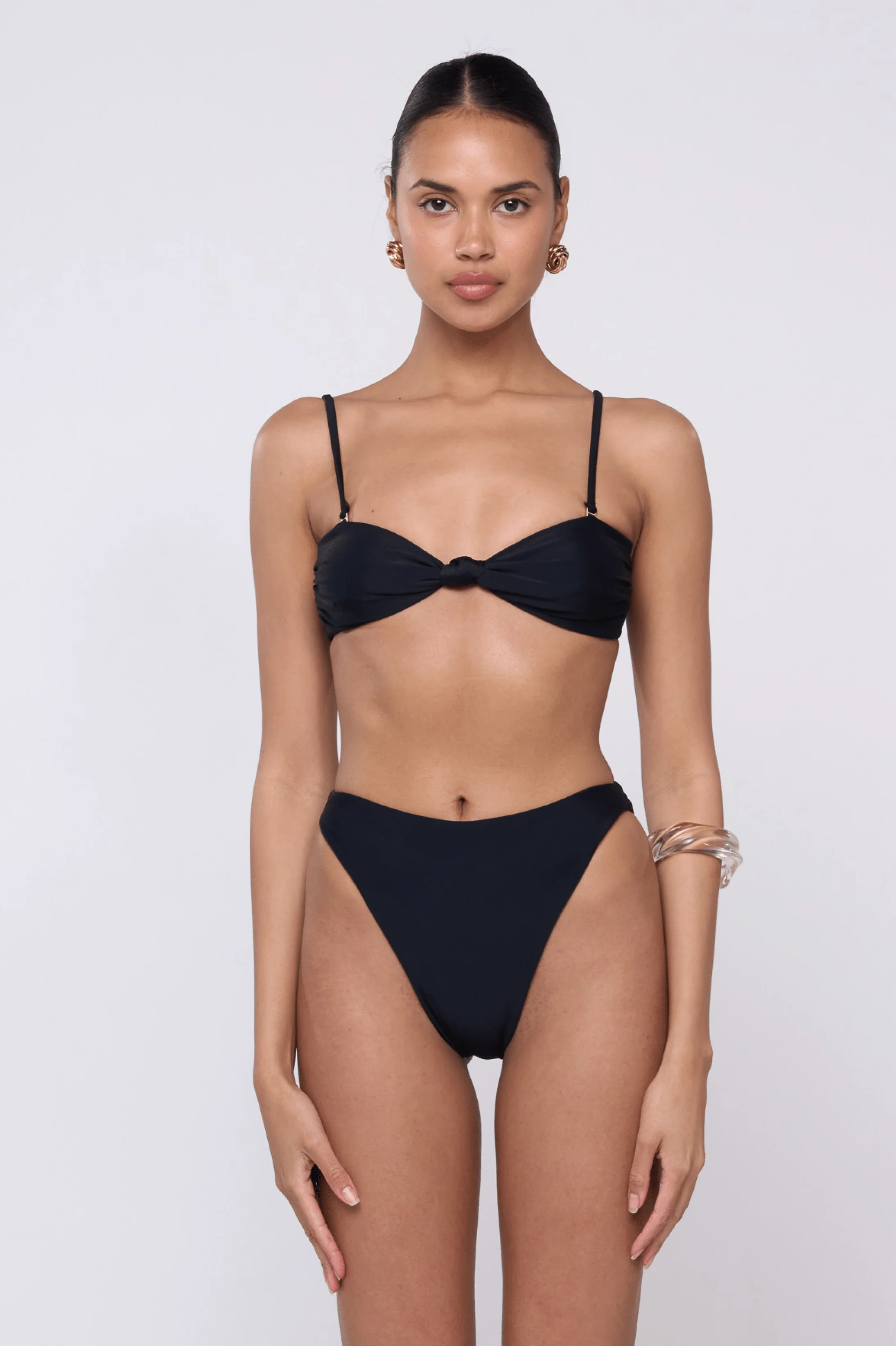 Miles Bikini Bottom in Black - Image 3