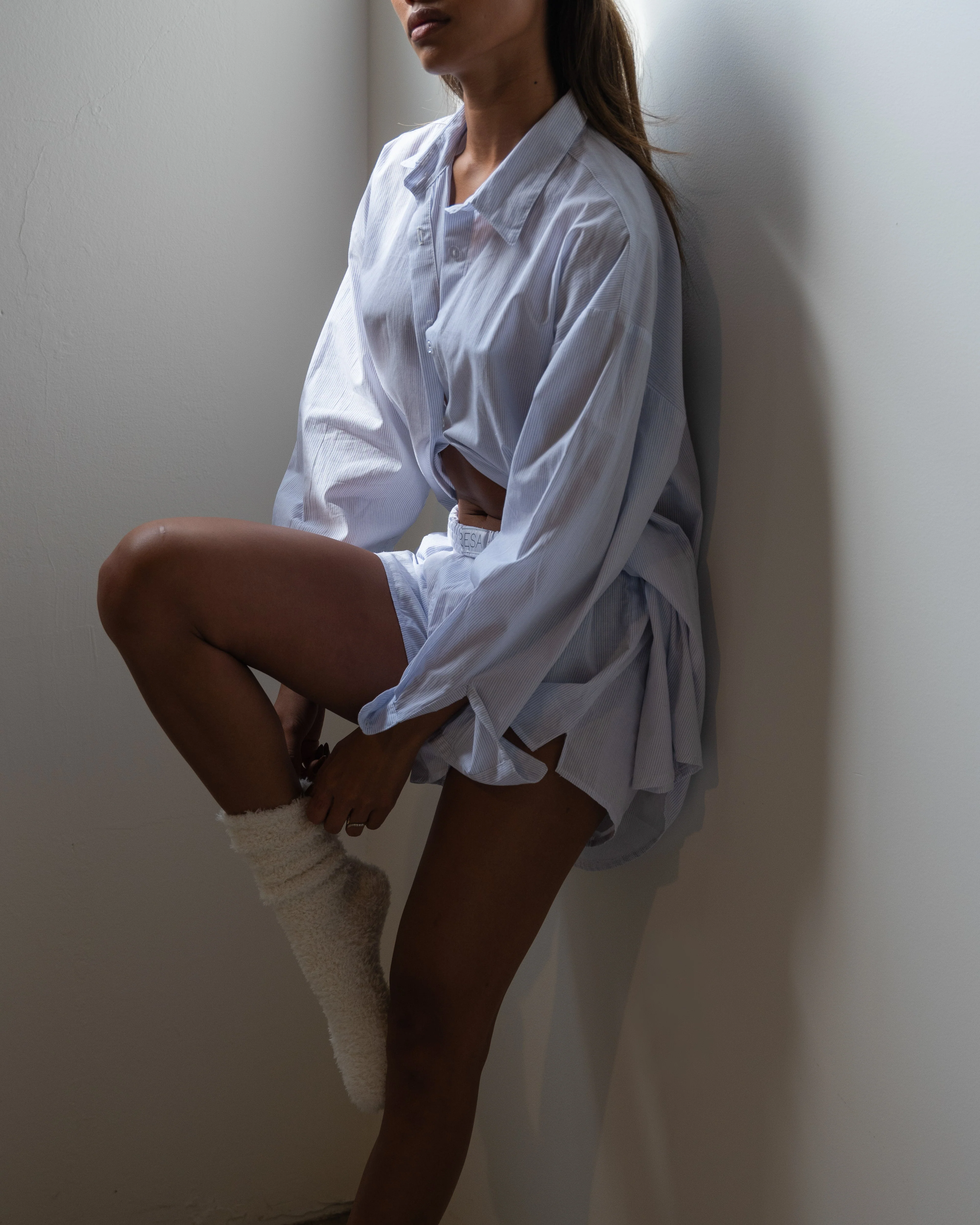 Monica Blouse in Cloud - Image 4