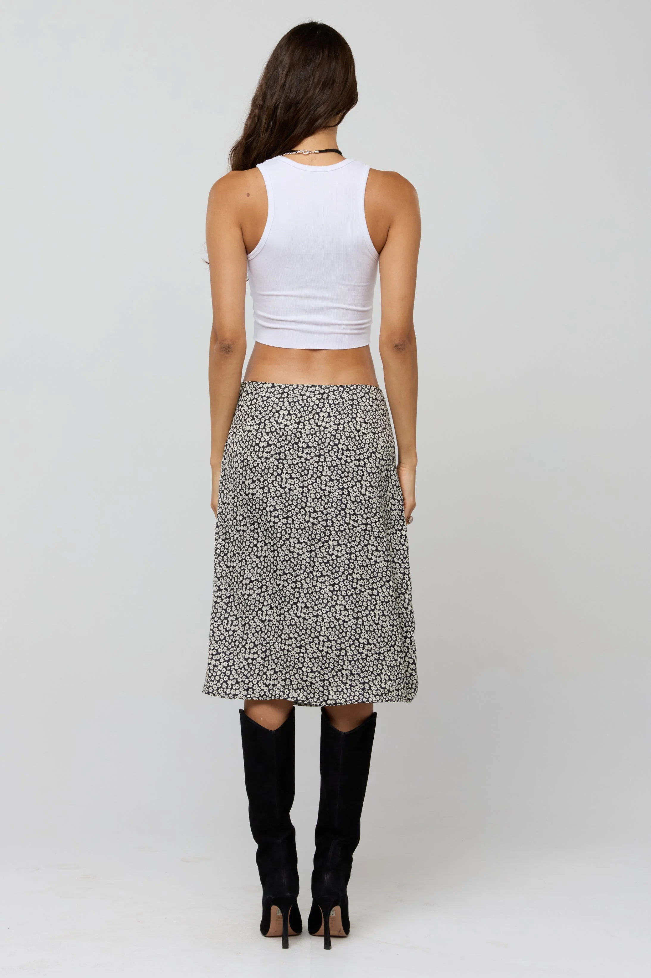 Rachel Skirt in Flores - Image 4