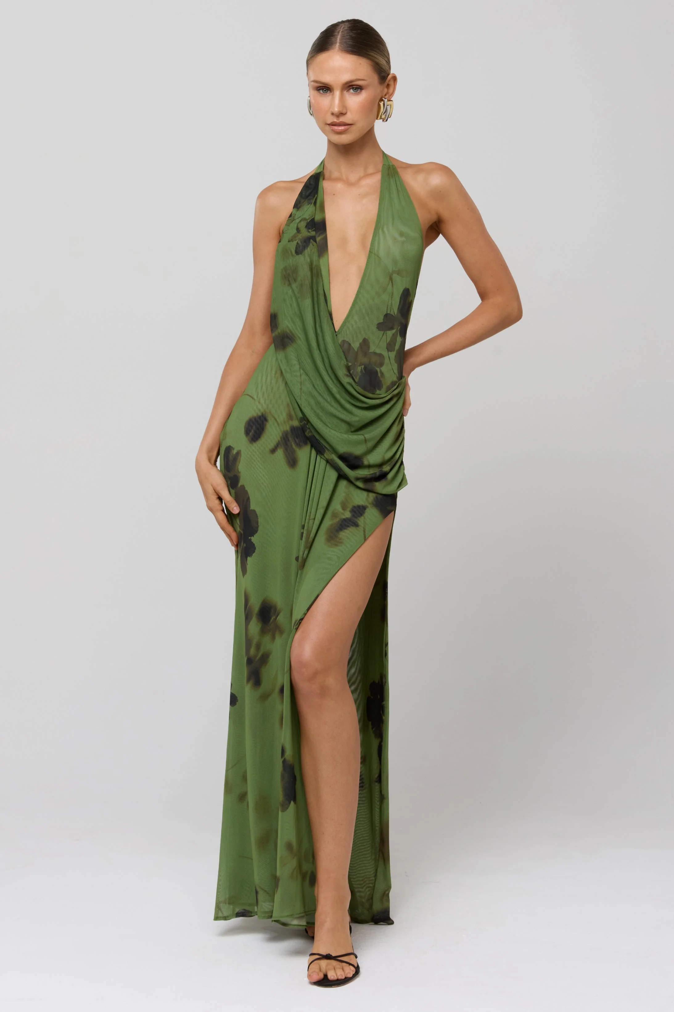 Scarlett Dress in Evergreen - Image 4