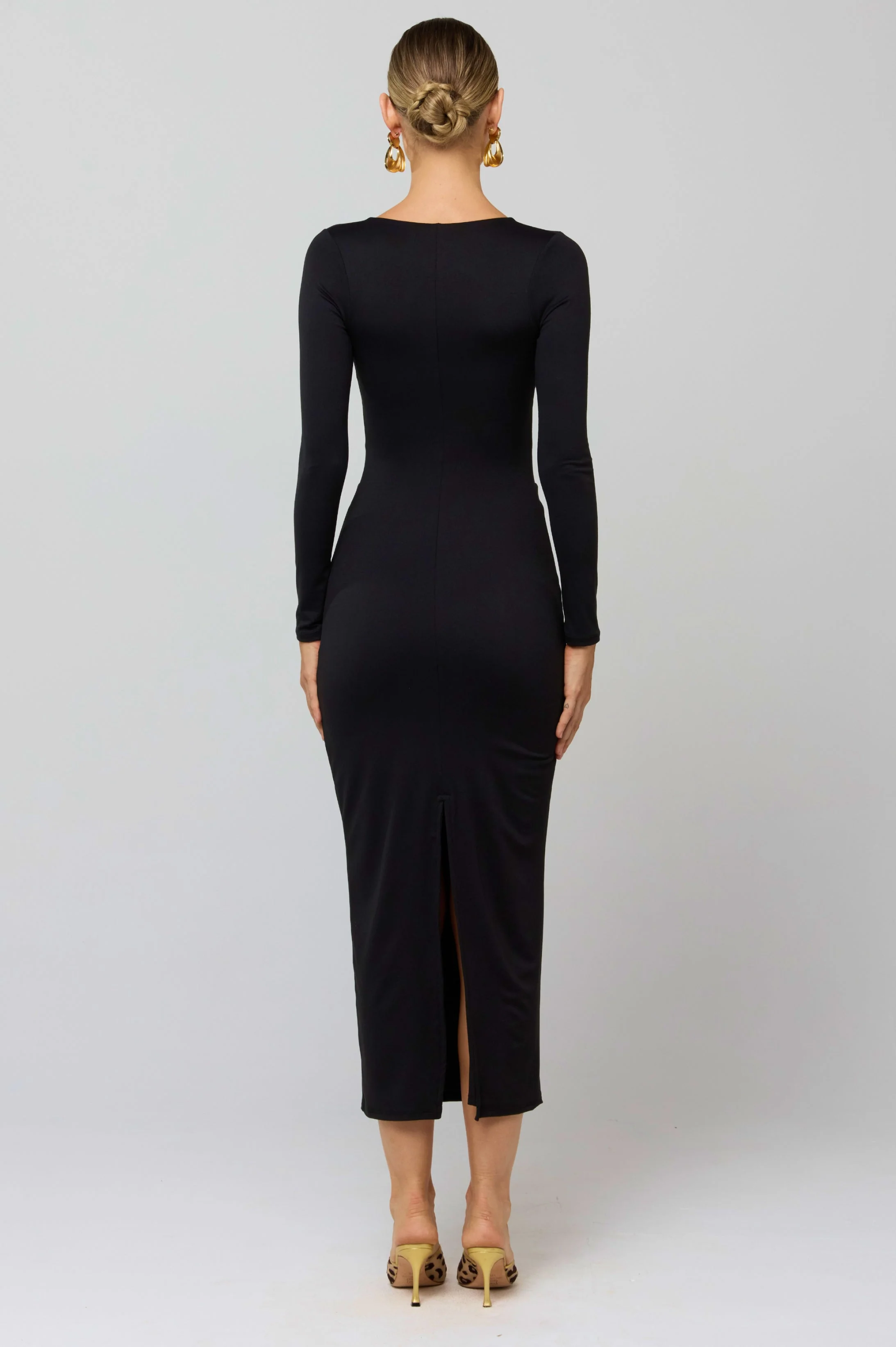 Simone Dress in Black - Image 4