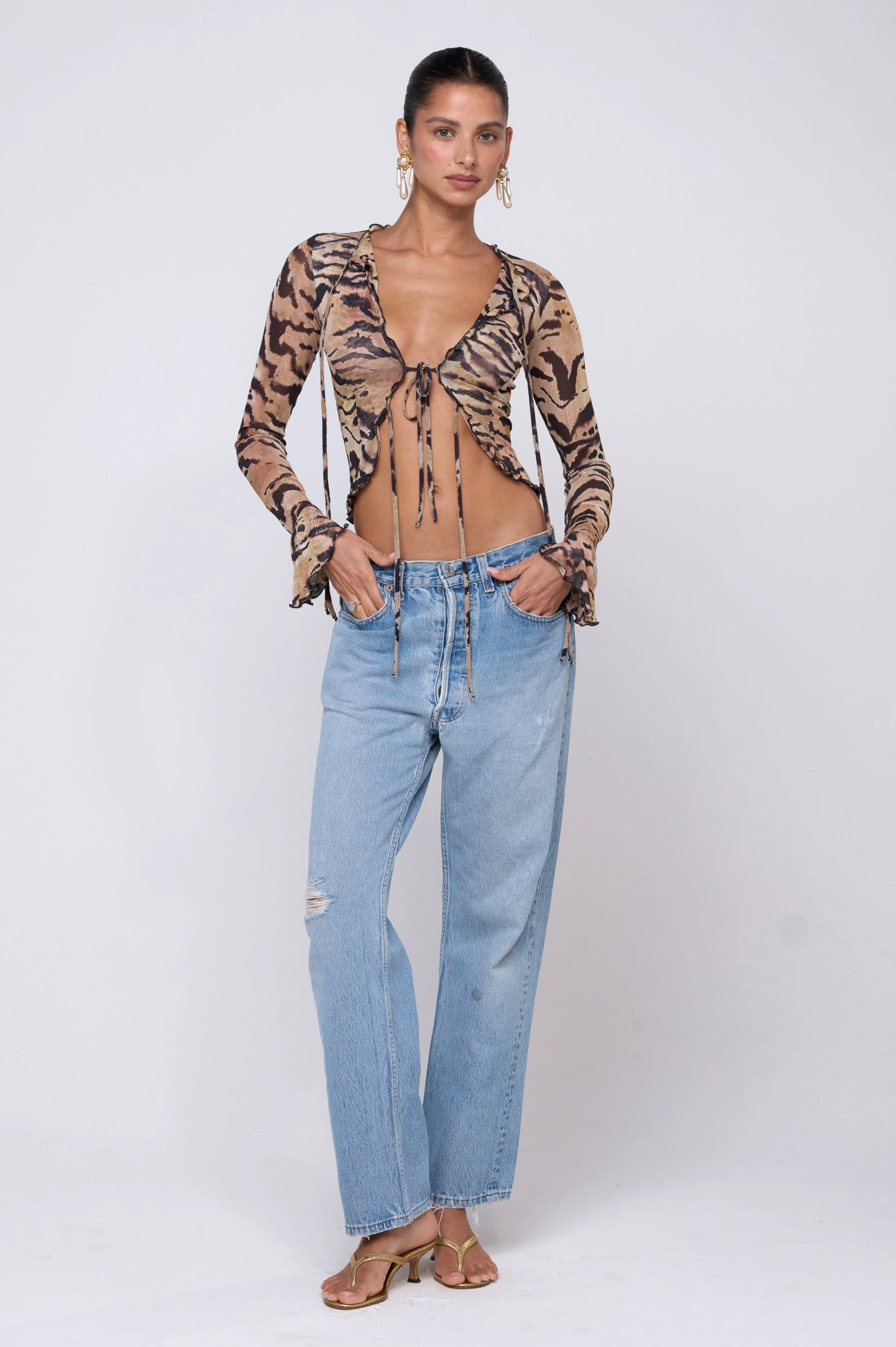 Tezza Top in Zara - Image 3